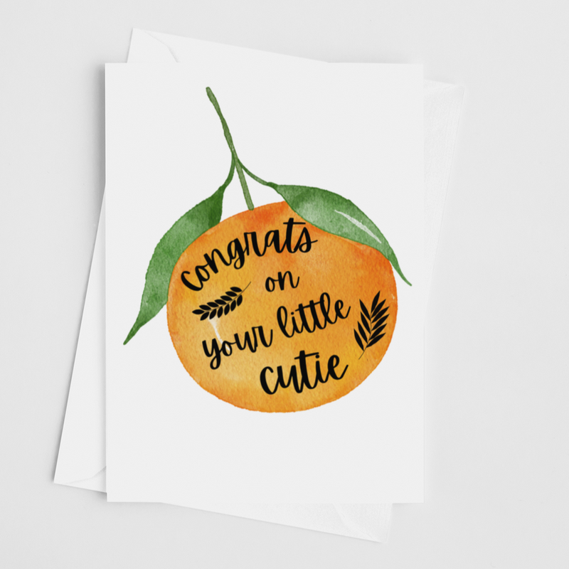 JOYSMITH CARDS Congrats On Your Cutie Greeting Card