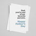 JOYSMITH CARDS Dad, You're One of My Favorite Parents - Father's Day Greeting Card