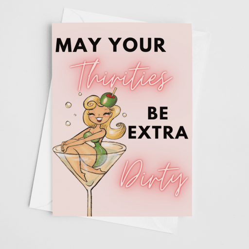 JOYSMITH CARDS May Your Thirties Be Extra Dirty Greeting Card