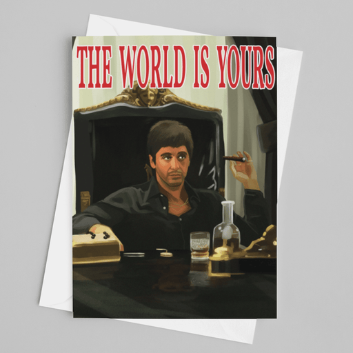JOYSMITH CARDS The World Is Yours - Scarface Greeting Card