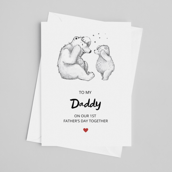 JOYSMITH CARDS To My Daddy On Our 1st Father's Day Together - Father's Day Greeting Card