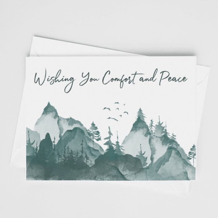 JOYSMITH CARDS Wishing You Comfort And Peace Greeting Card
