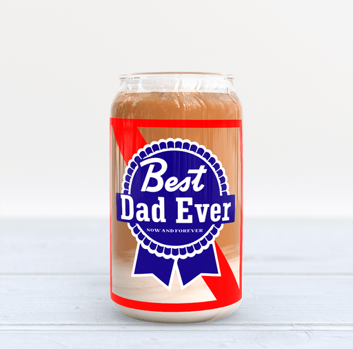 JOYSMITH CUP Best Dad Ever Pabst Beer Glass