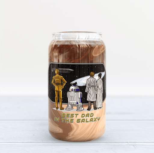 JOYSMITH CUP Best Dad in the Galaxy Beer Glass