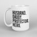 JOYSMITH MUG Husband Daddy Protector Hero Mug