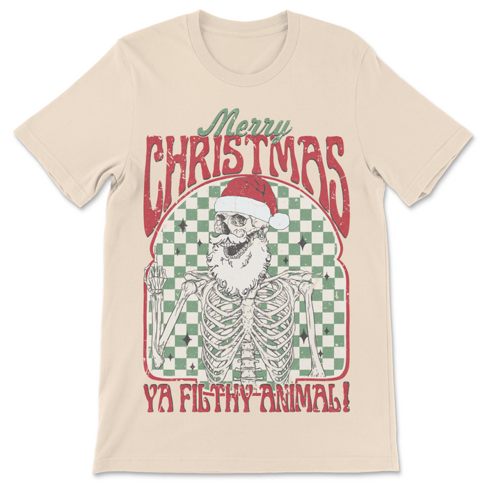 JOYSMITH SHIRTS Merry Christmas Ya Filthy Animal Shirt