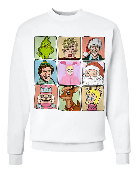 JOYSMITH Sweatshirt Christmas Classics Holiday Sweatshirt
