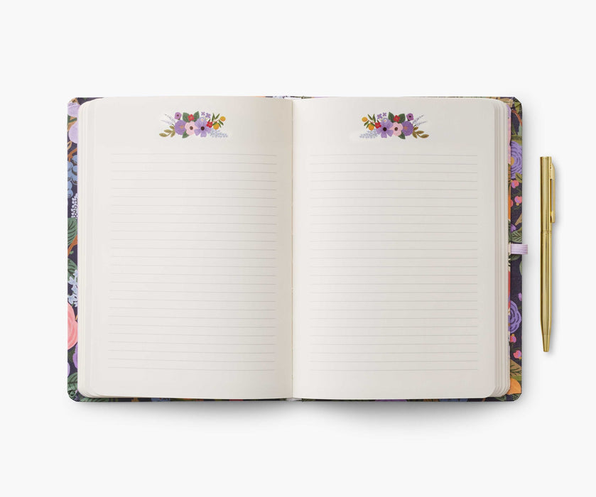 Journal with Pen | Violet Garden Party - LOCAL FIXTURE
