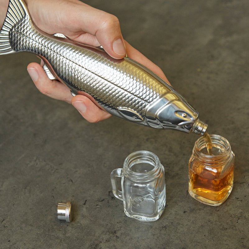KIKKERLAND FLASKS Fish Flask