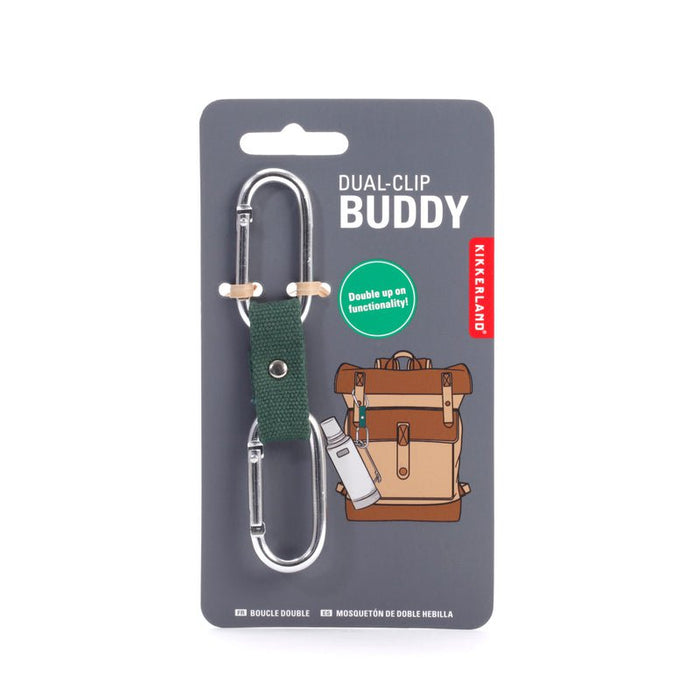KIKKERLAND Keychain Dual-Clip Buddy