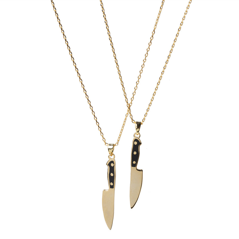 Knife Double Sided Pendant