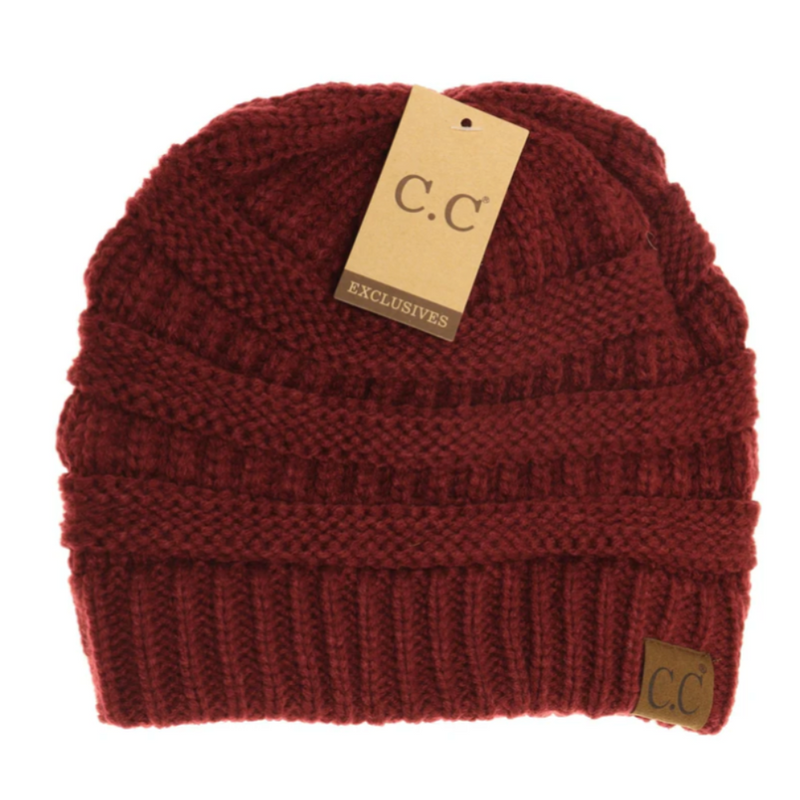 LF ACCESSORIES BEANIES Maroon Classic CC Beanie