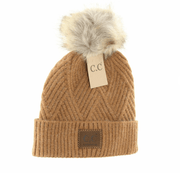 LF ACCESSORIES BEANIES Patch Heathered Pom CC Beanie