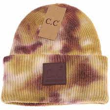 LF ACCESSORIES BEANIES Tie Dye CC Beanie with Rubber Patch