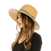 LF ACCESSORIES HATS Panama Hat w/Stripes Hat