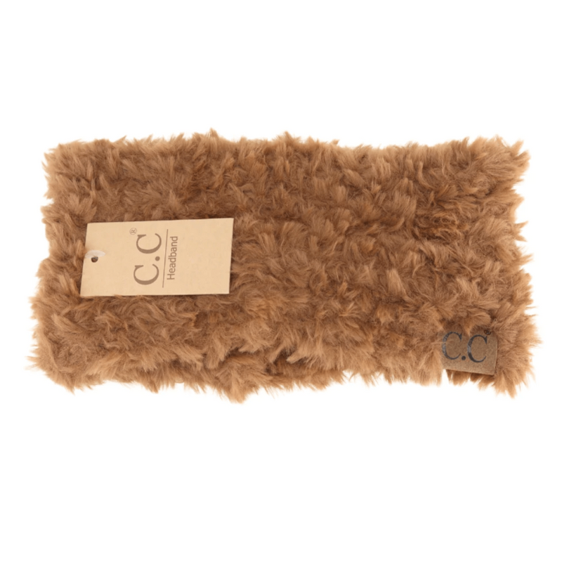 LF ACCESSORIES HEADBAND Faux Fur Head Wrap