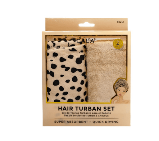 LF BEAUTY BEAUTY Cala Shower Turban Set - Cheetah