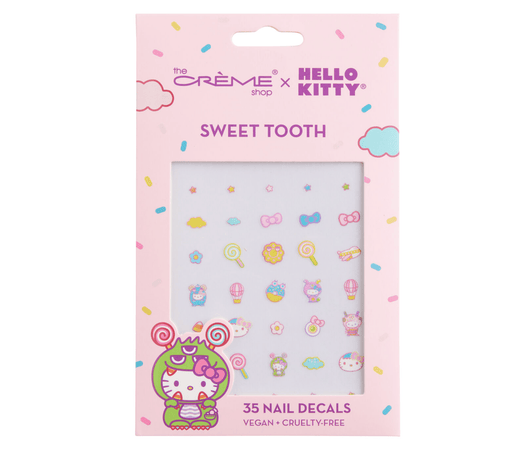 LF BEAUTY BEAUTY Hello Kitty x The Crème Shop Nail Decal Sheet "Sweet Tooth"