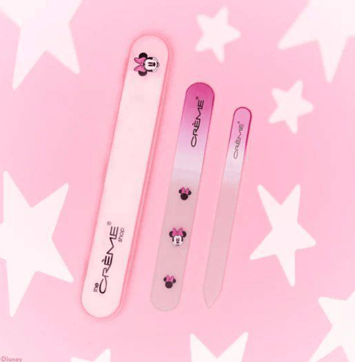 LF BEAUTY BEAUTY Minnie Mouse Crystal Nail File Duo with Travel Case by The Creme Shop