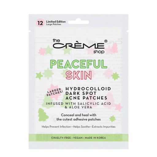 LF BEAUTY BEAUTY The Crème Shop - Peaceful Skin Hydrocolloid Large Acne Patches for Dark Spots