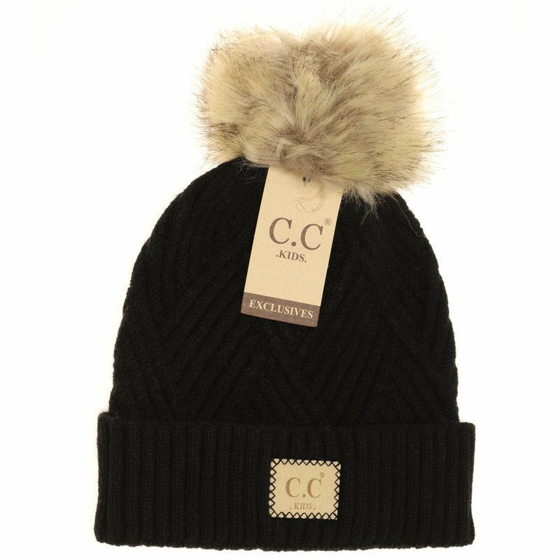 LF KIDS BEANIES KIDS Large Patch Heathered Beanie