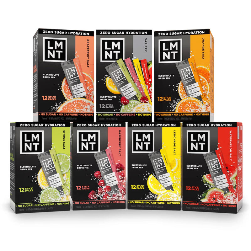 LMNT Zero-Sugar Electrolytes - 12 count pack Various Flavors