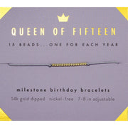 LUCKY FEATHER JEWELRY Milestone Birthday Bracelet