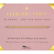 LUCKY FEATHER JEWELRY Milestone Birthday Bracelet