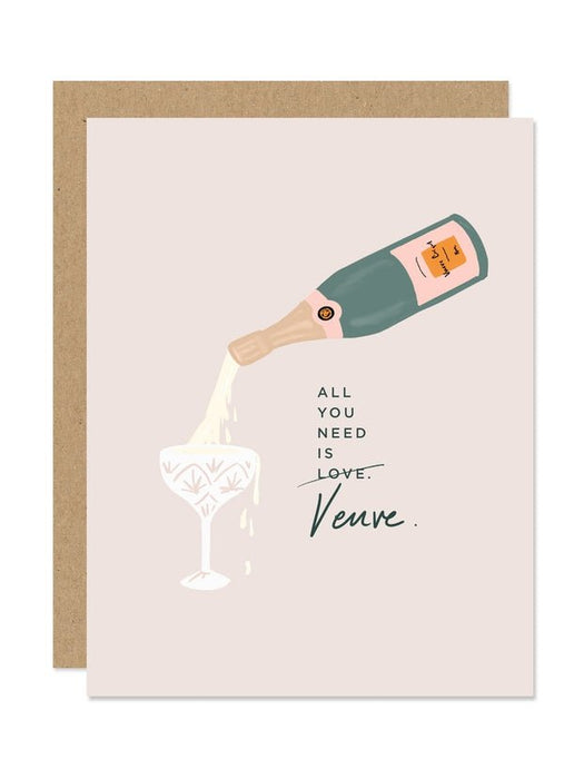 MADDON AND CO CARDS All You Need Is Veuve Card