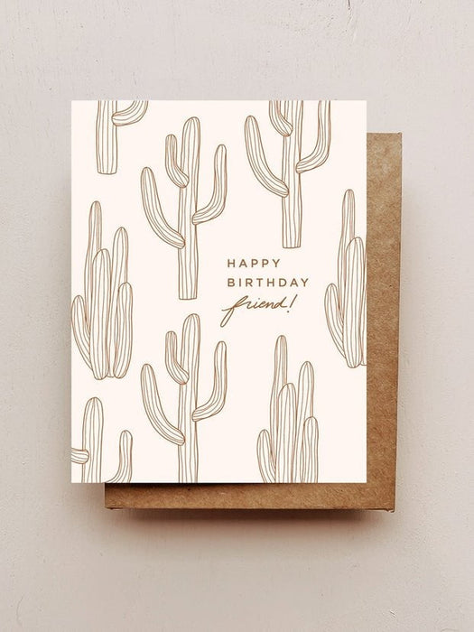 MADDON AND CO CARDS Cactus Birthday Card