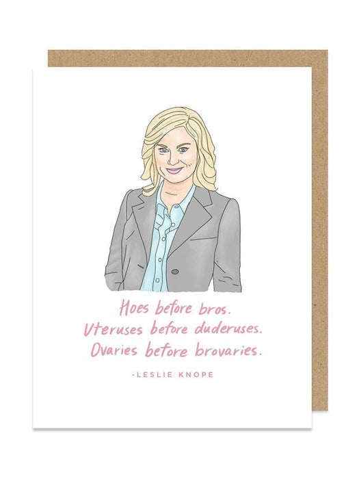 MADDON AND CO CARDS Leslie Knope Card