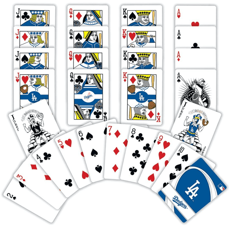 MASTERPIECES PUZZLES GAMES Los Angeles Dodgers Playing Cards