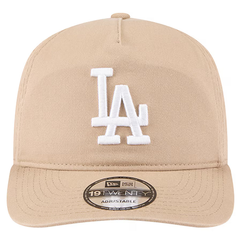Men's Los Angeles Dodgers New Era Light Beige Cam 19TWENTY Adjustable Hat