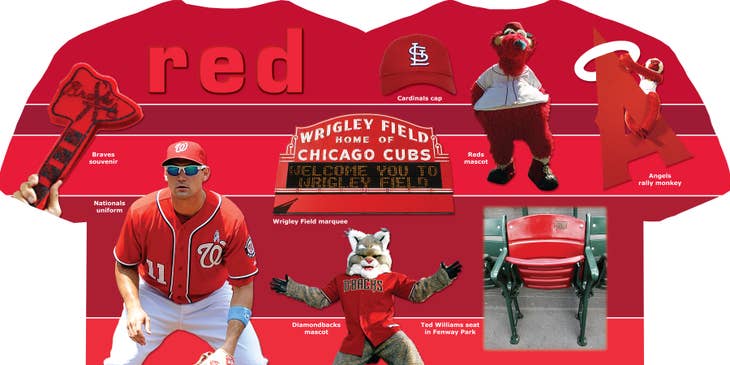 MICHAELSON ENTERTAINMENT Books MLB Baseball Colors - My First Book of Colors