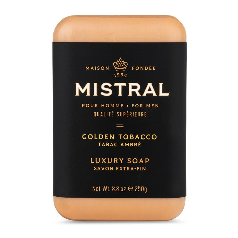 MISTRAL SOAP Mistral Bar Soap | Golden Tobacco
