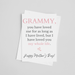 Grammy you have loved me all my life | Mother's Day Greeting Card - LOCAL FIXTURE