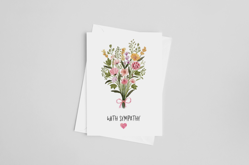 With Sympathy Greeting Card