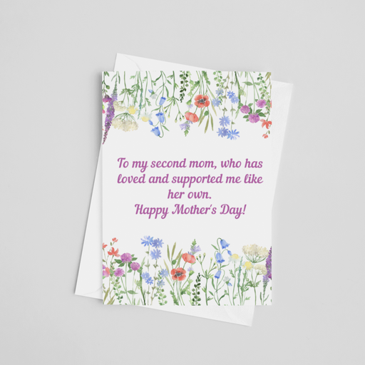 To My Second Mom | Mother's Day Greeting Card - LOCAL FIXTURE