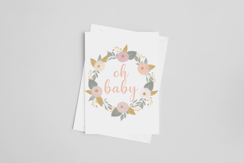 Oh Baby Greeting Card