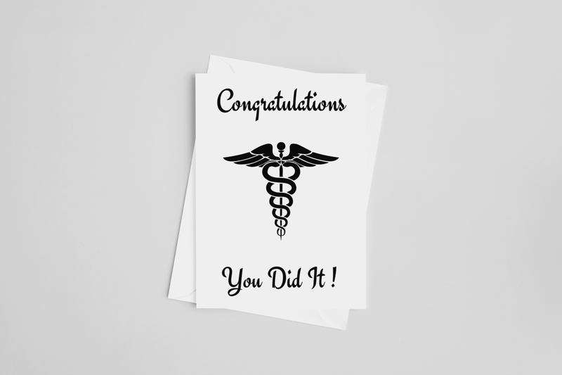 You Did It Caduceus | Nurse Appreciation Card