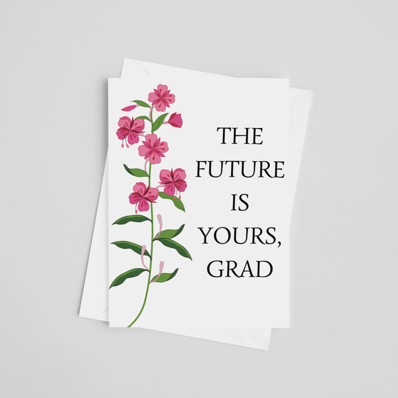 Future Is Yours - Graduation Greeting Card