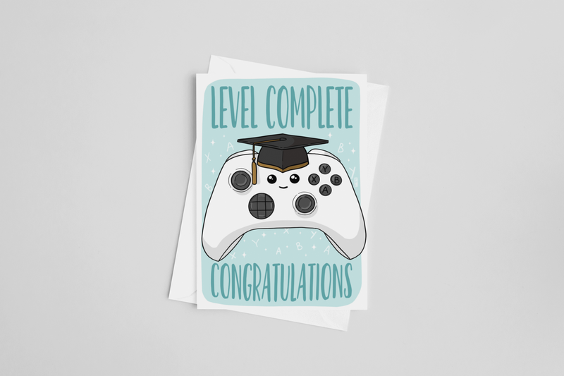 Level Complete | Graduation Greeting Card