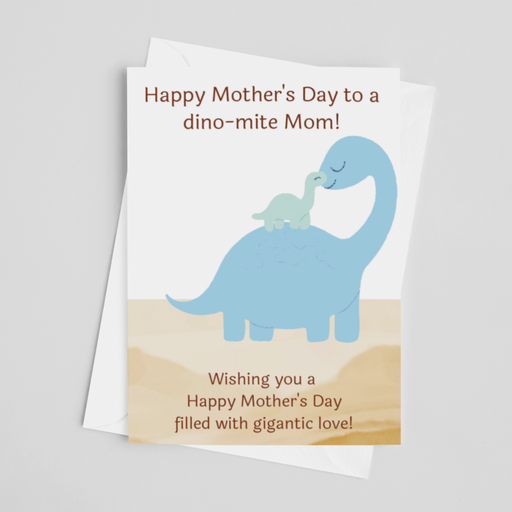 Dino-mite Mother's Day Greeting Card - LOCAL FIXTURE