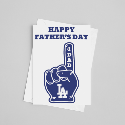 #1 Dad Father's Day Greeting Card - LOCAL FIXTURE