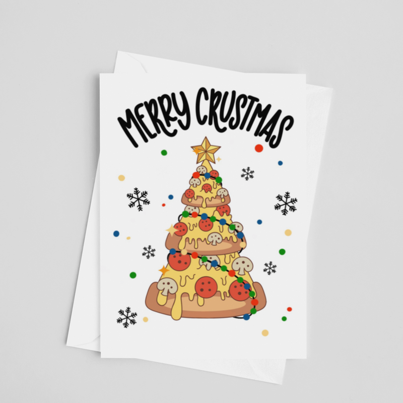 Merry Crustmas Greeting Card