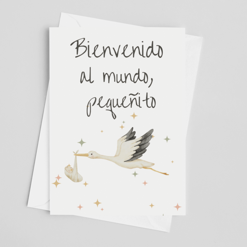 Bienvenido Al Mundo Greeting Card