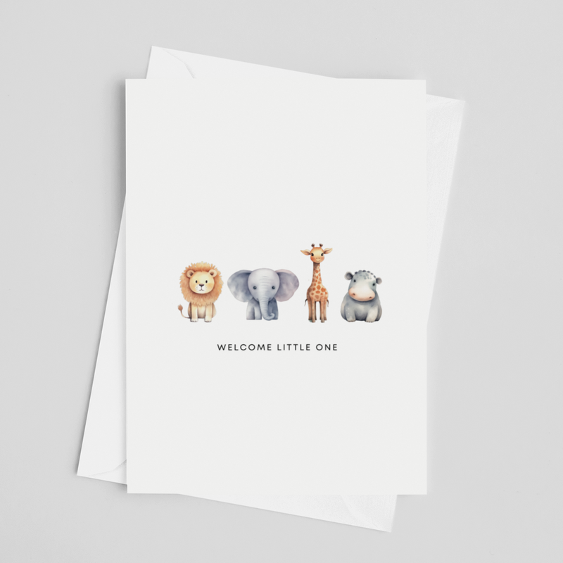Welcome Little One Greeting Card