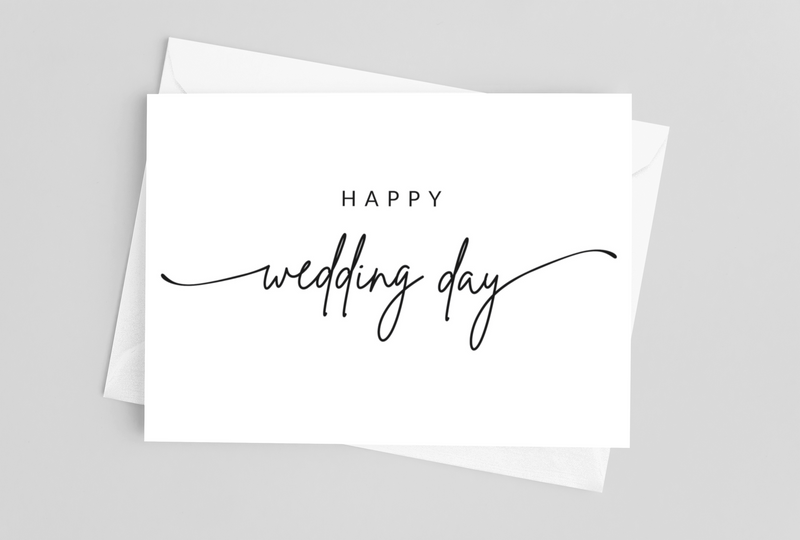 Happy Wedding Day Greeting Card