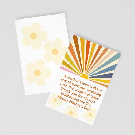 A Mother's Love Is Like A Ray of Sunshine Greeting Card - LOCAL FIXTURE