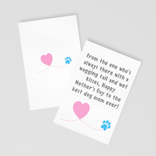 Best Dog Mom Ever | Mother's Day Greeting Card - LOCAL FIXTURE